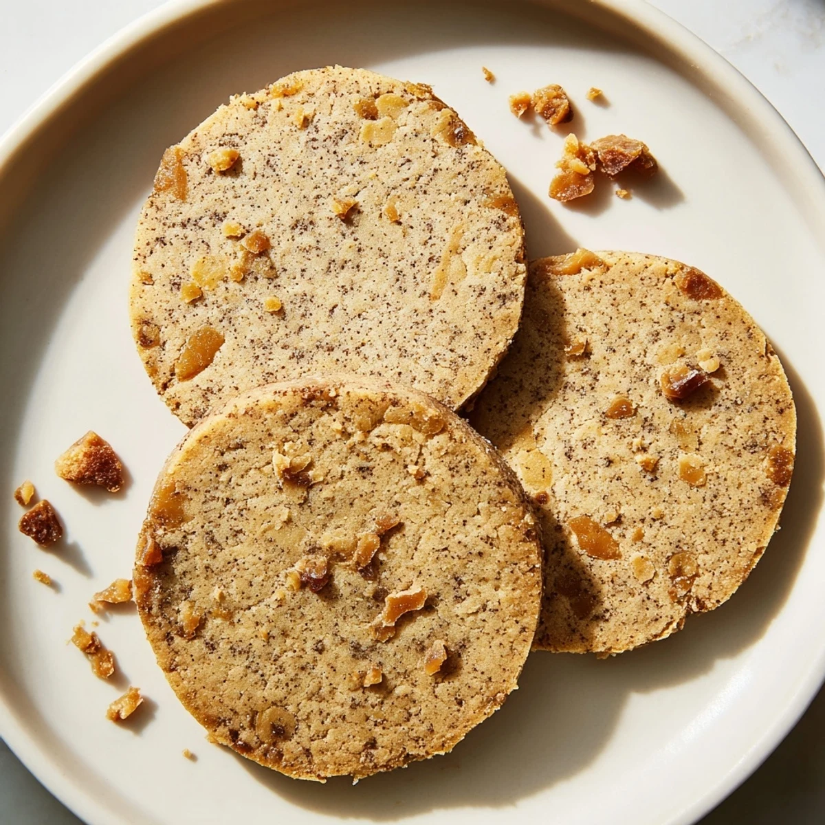 Espresso Shortbread With Toffee