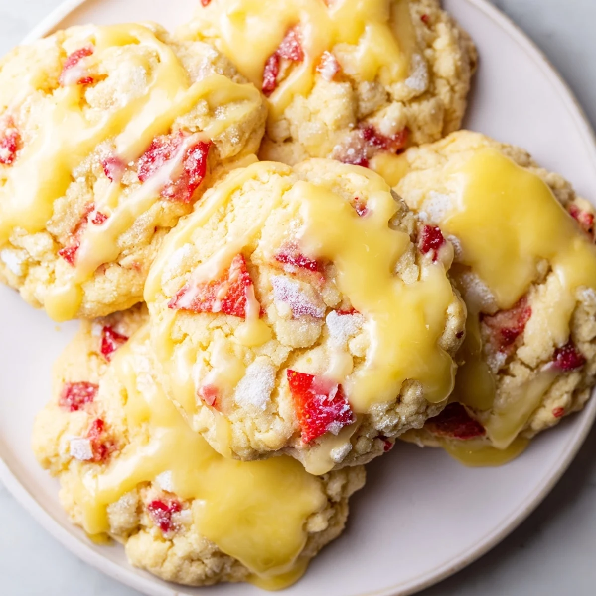 Strawberry Lemonade Cookies
