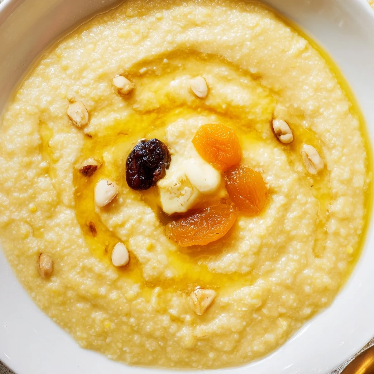 Comforting bowl, creamy and savory, Maize Porridge with sauteed vegetables.