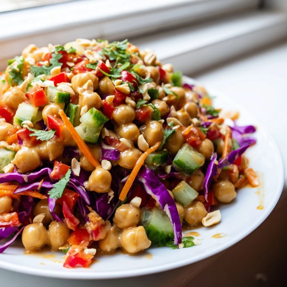Crunchy Thai Chickpea Salad