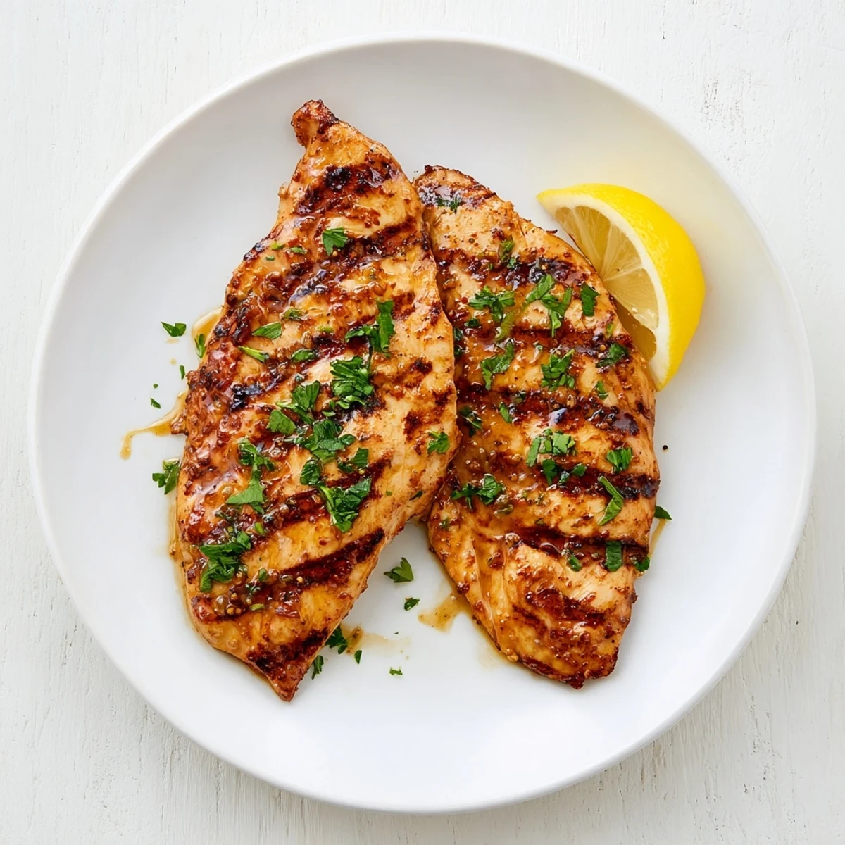 Juicy chicken thighs marinated in sweet maple syrup and tangy Dijon mustard sizzling on a hot grill  