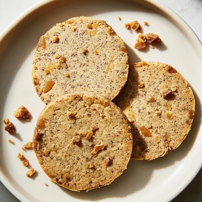 Espresso Shortbread With Toffee