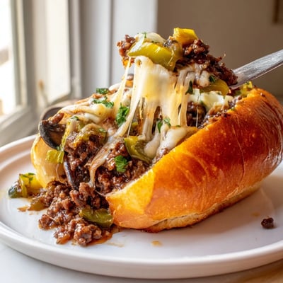 Cheesy Philly Sloppy Joes